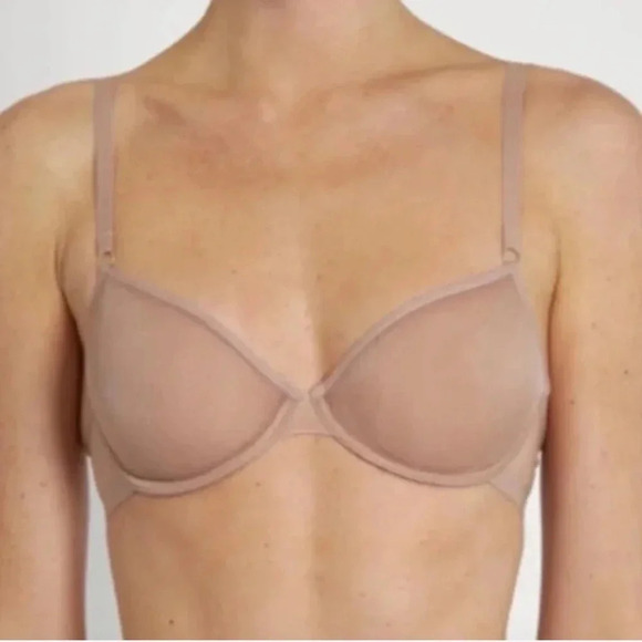 HANRO Temptation Spacer Bra Mesh Nature Size 32A - Picture 1 of 5